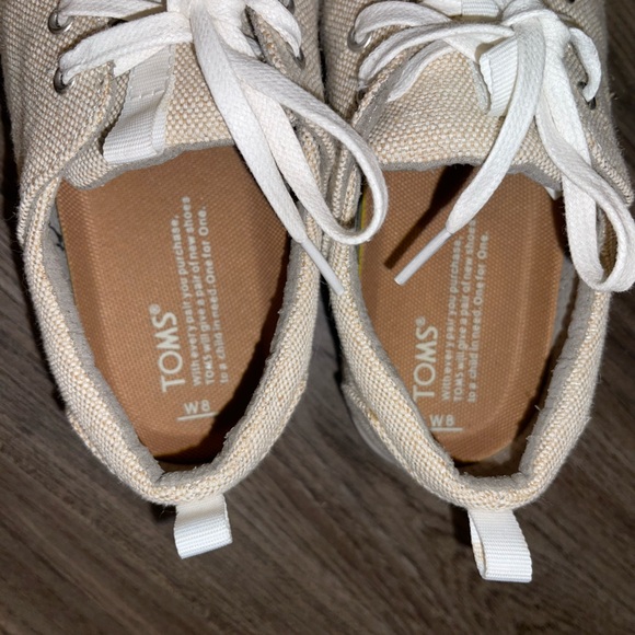 Beige glitter Toms - Picture 2 of 3